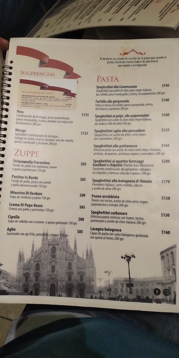 Donato Cammarano Menu - Image 4